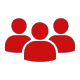 group of people icon representing community and connections in a social setting 1 interaction 1 engagement